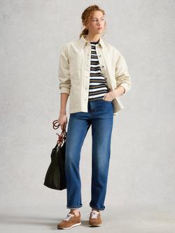 White Stuff Taylor Straight Jeans, Mid Blue, Mid Blue
