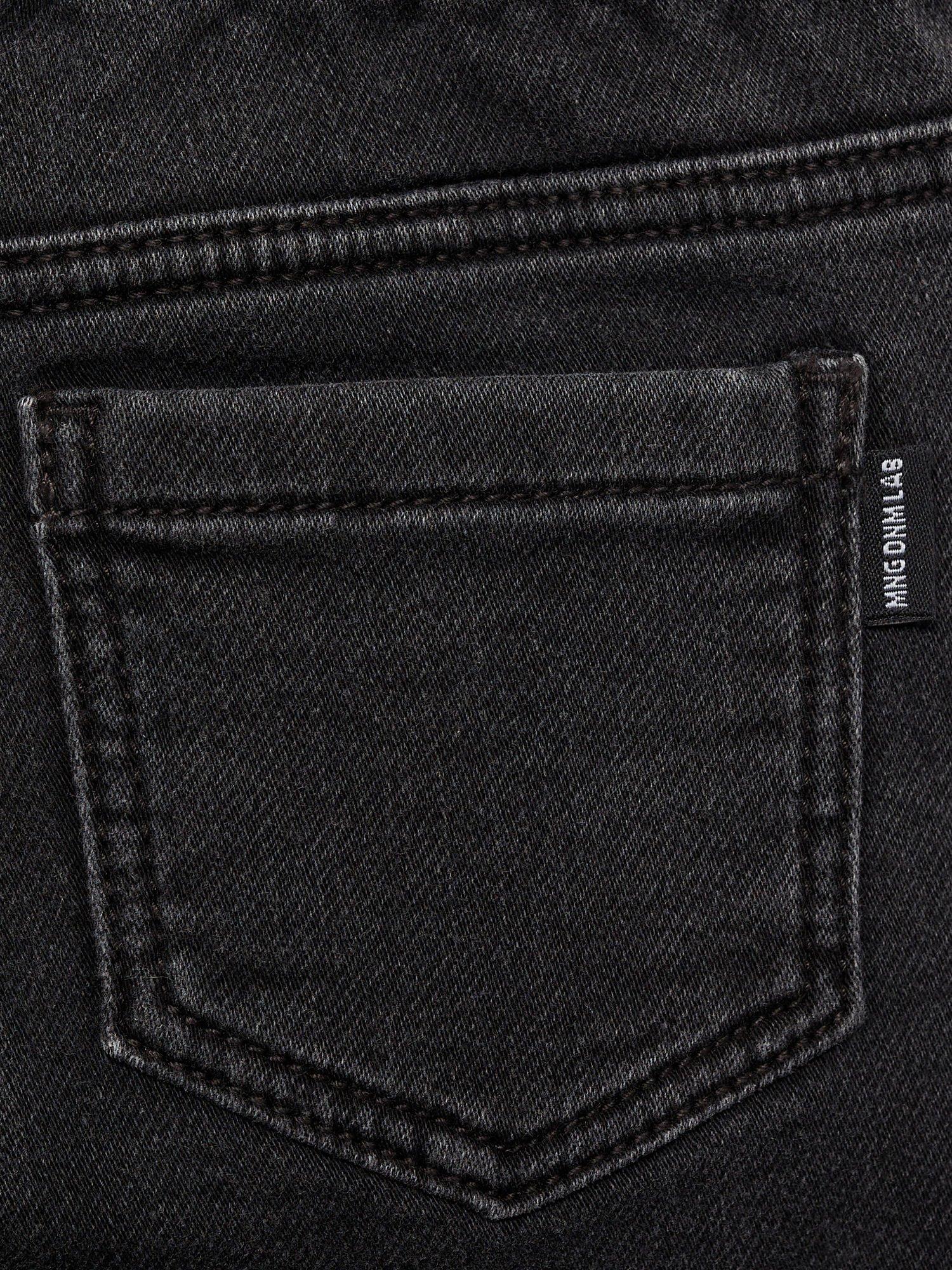 Product image 3 of 4, which shows Mango Kids' Pablo Straight Jeans, Black, 9-12 months