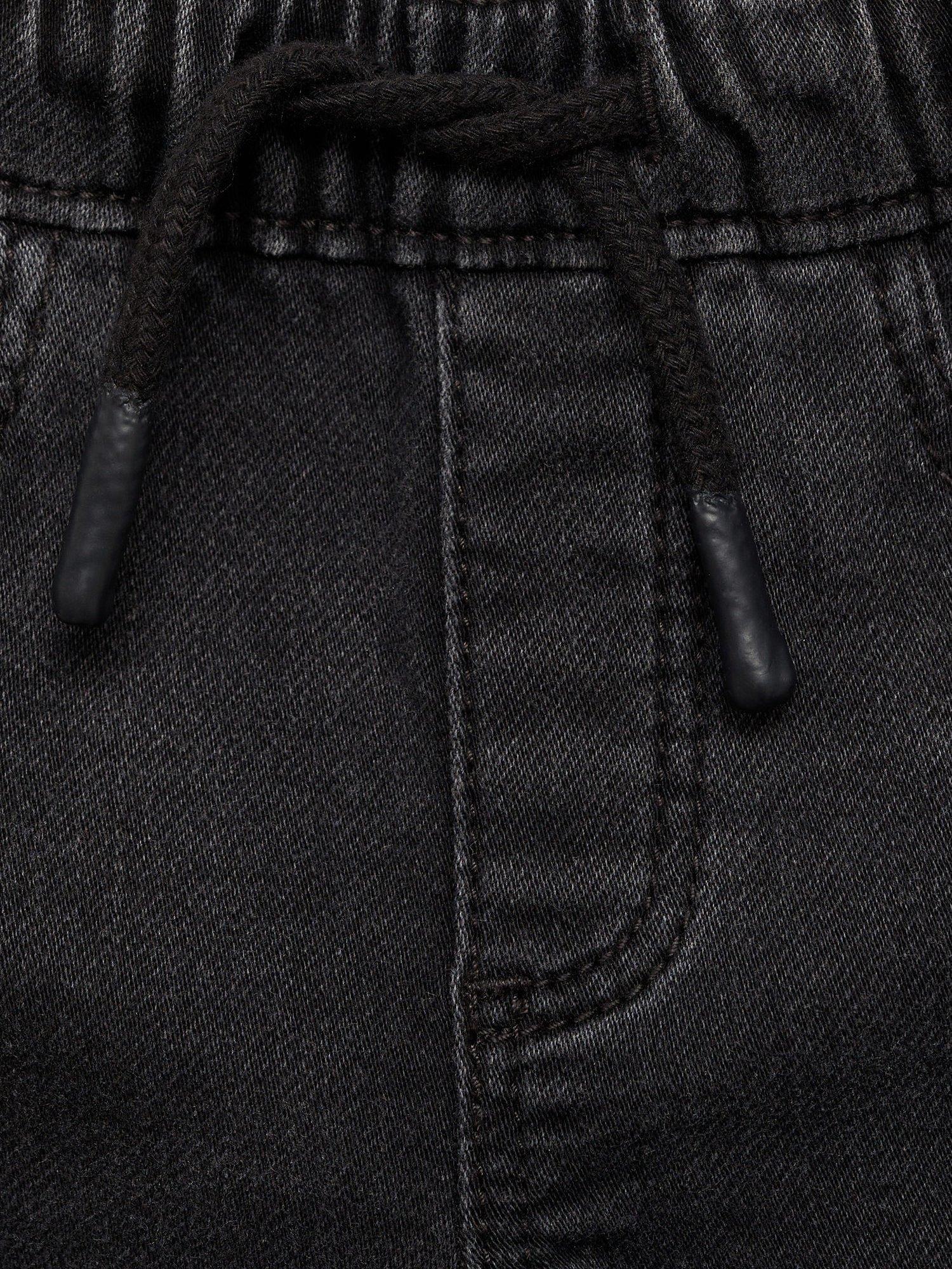 Product image 4 of 4, which shows Mango Kids' Pablo Straight Jeans, Black, 9-12 months