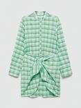 Mango Ane Check Shirt Dress