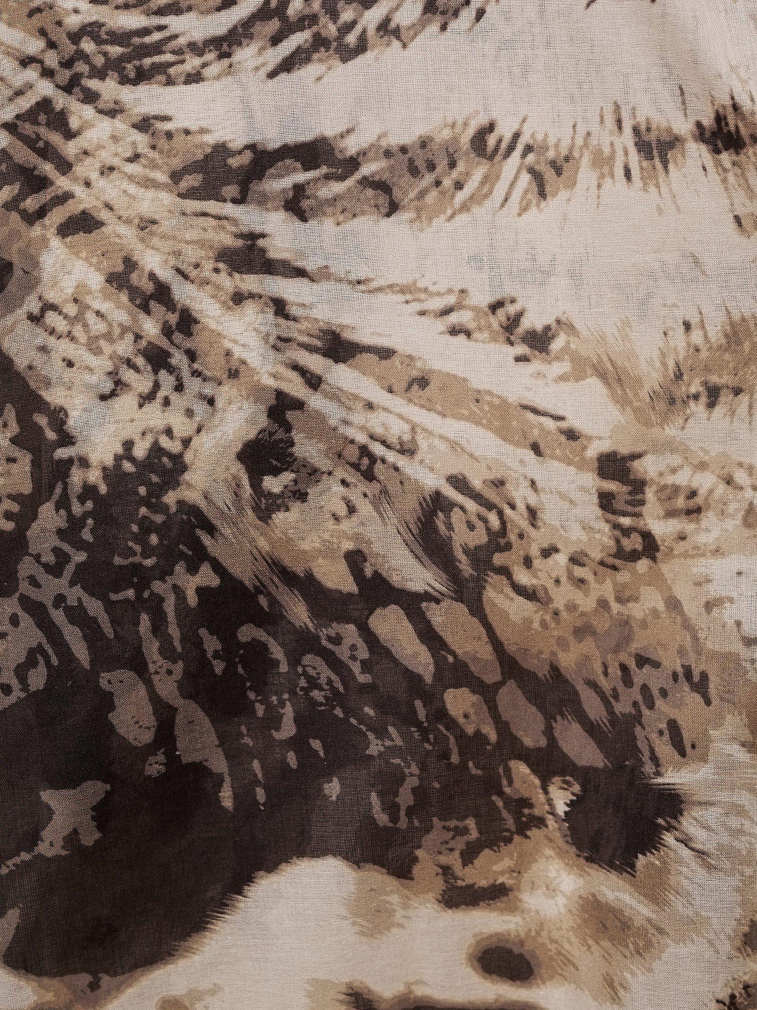 Product image 5 of 8, which shows Mango Misha Semi Sheer Animal Print Shirt, Multi, 10