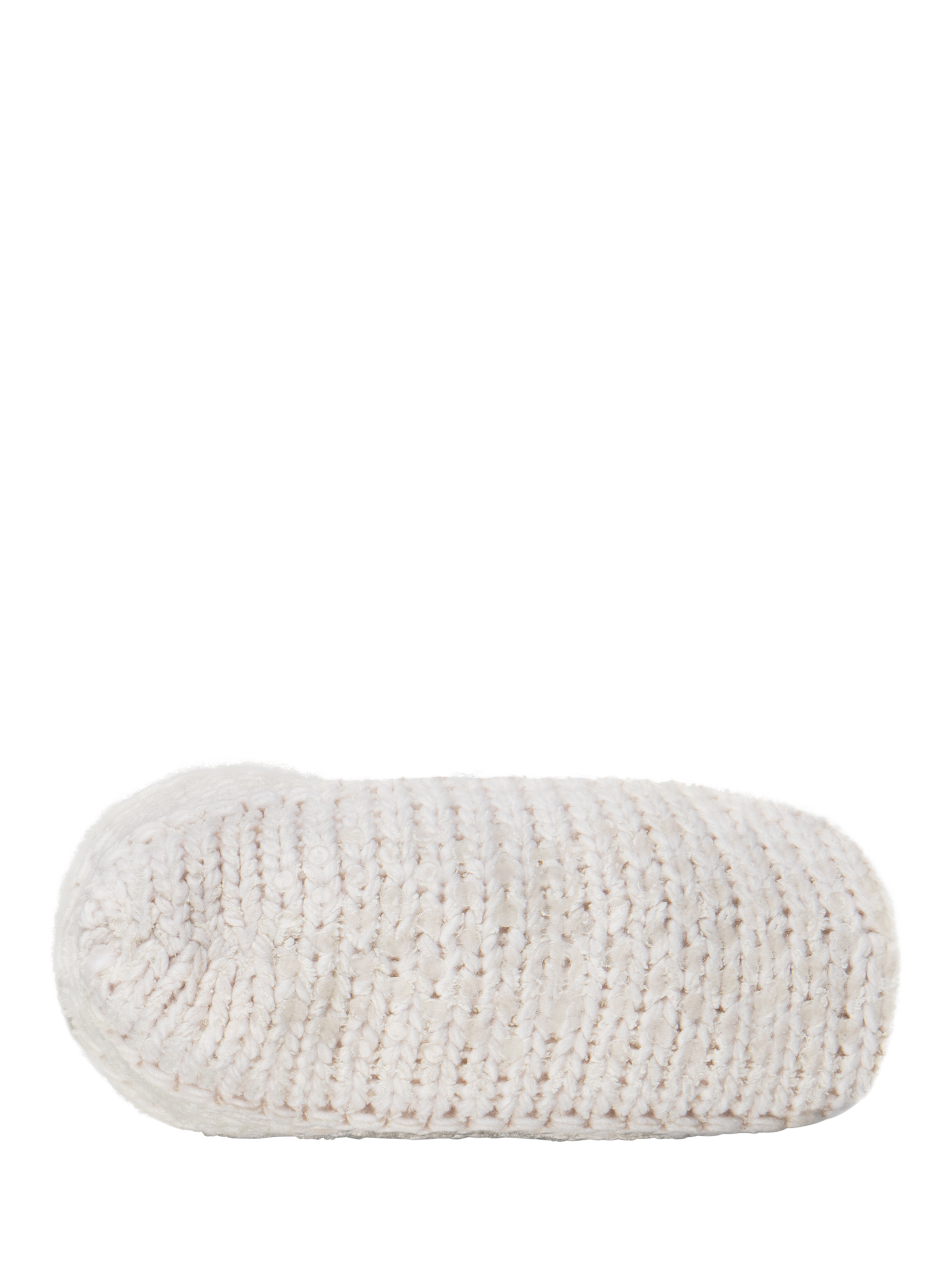 Product image 6 of 8, which shows totes Women's Chunky Knit Booties, Cream