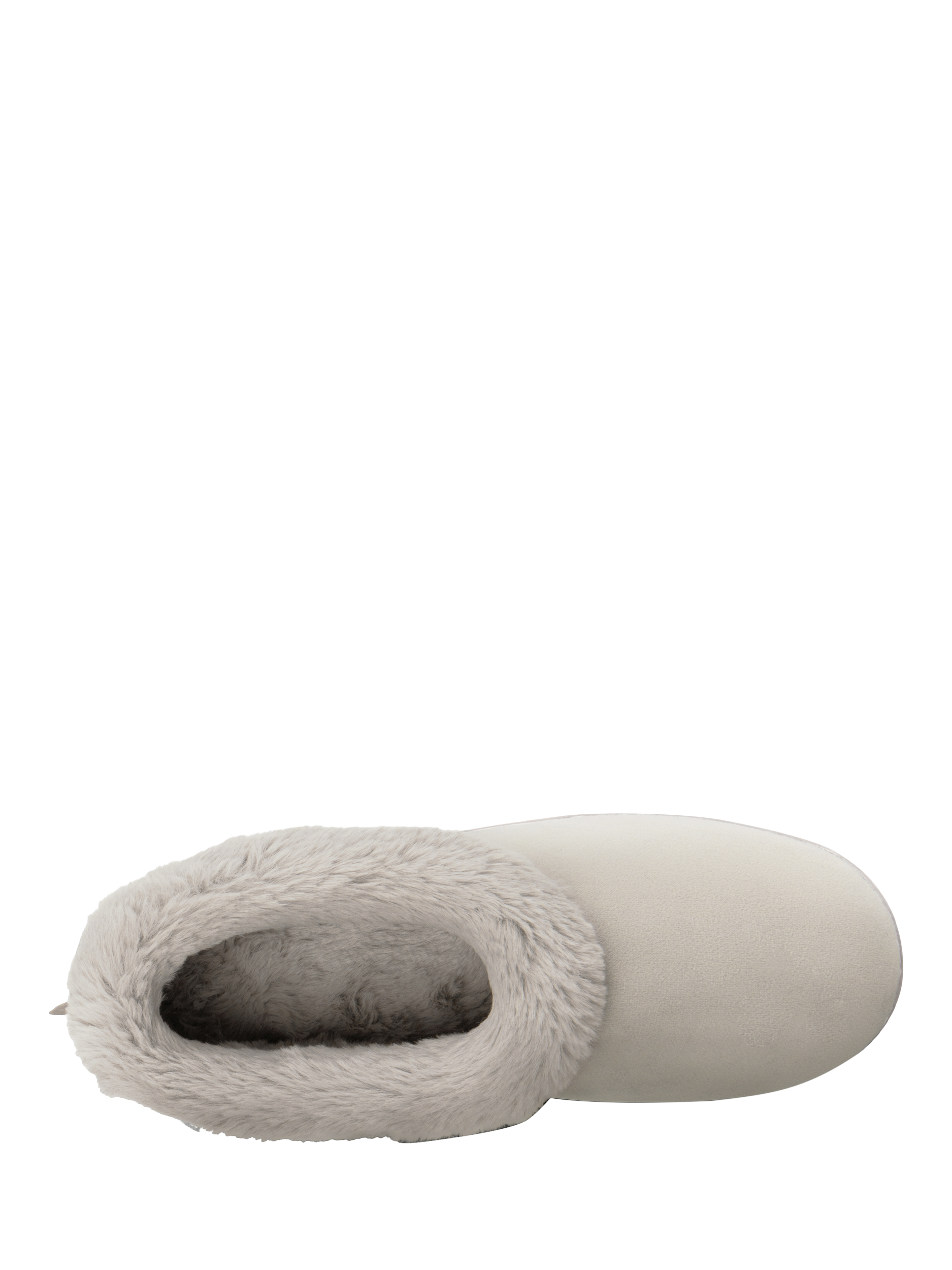 Product image 5 of 8, which shows totes Microsuede Shoot Slippers, Grey, 3-4