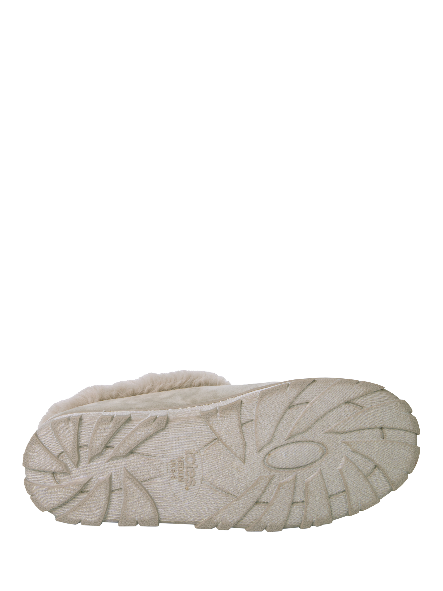Product image 6 of 8, which shows totes Microsuede Shoot Slippers, Grey, 3-4