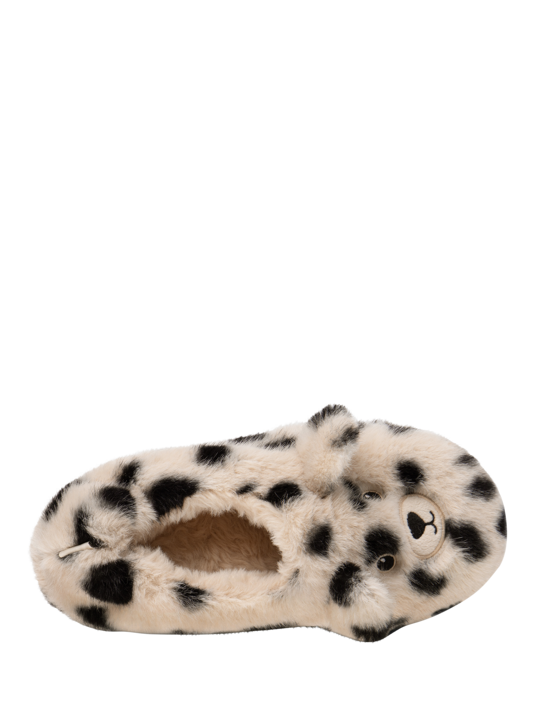 Product image 5 of 8, which shows totes Novelty Dalmatian Full Back Slippers, Multi, 3-4