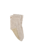 totes Faux Fur Slipper Sock Booties, Cream