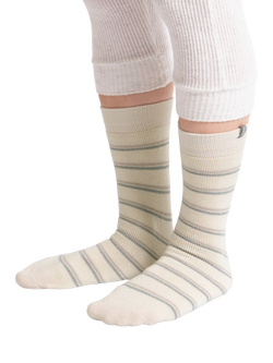 totes Original Slipper Socks, Pack of 2, Fairisle / Plain - view 2, Fairisle / Plain