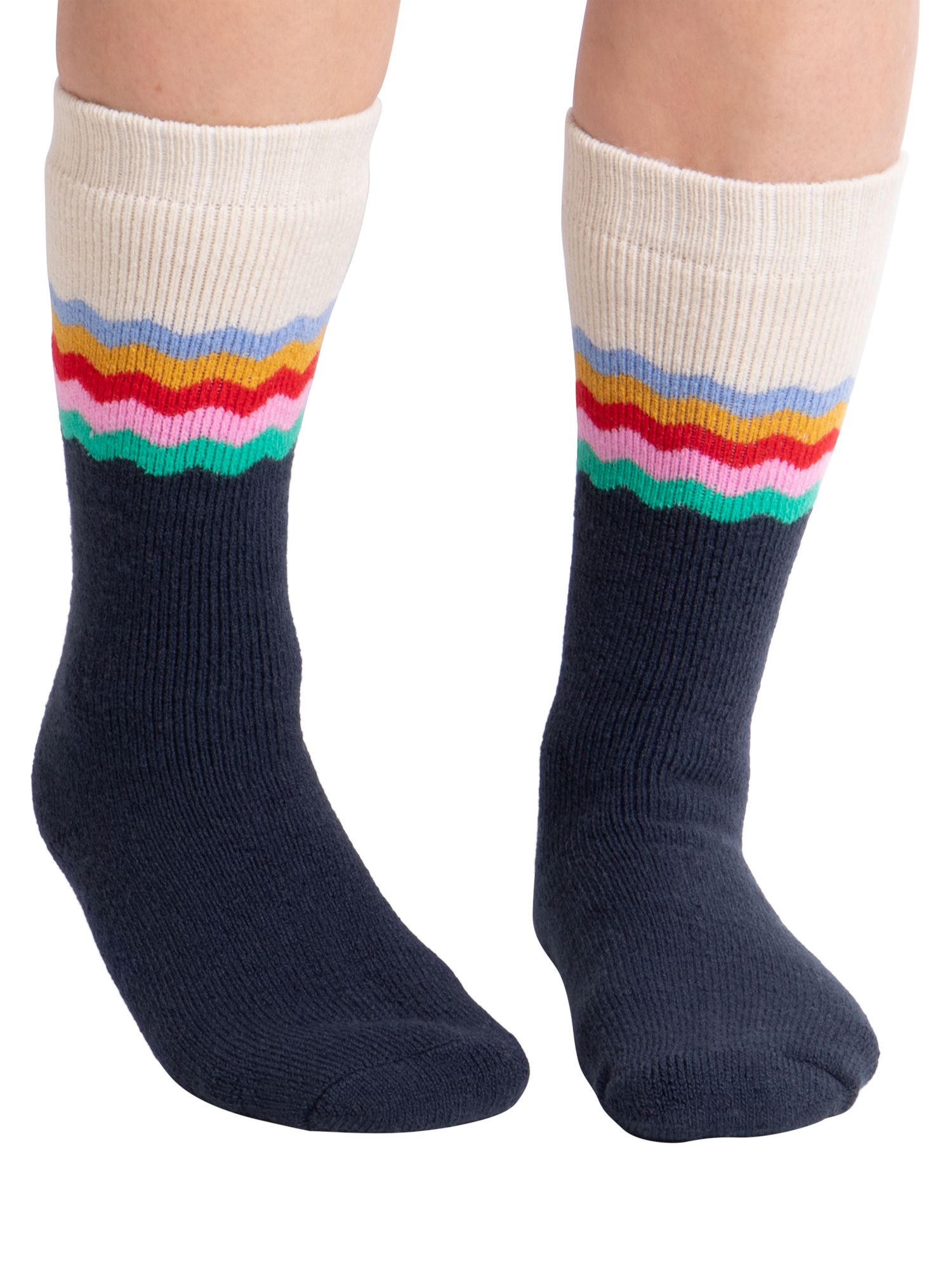 Product image 2 of 7, which shows totes Welly Boot Socks, Pack of 2, Multi, One Size