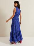 Phase Eight Petite Sofia Maxi Dress, Blue