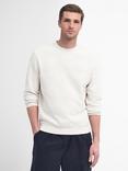 Barbour Diamond Stitch Sweatshirt, Whisper White