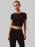 Calvin Klein French Terry Lounge Trousers, Black