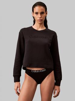 Calvin Klein French Terry Sweatshirt, Black, Black
