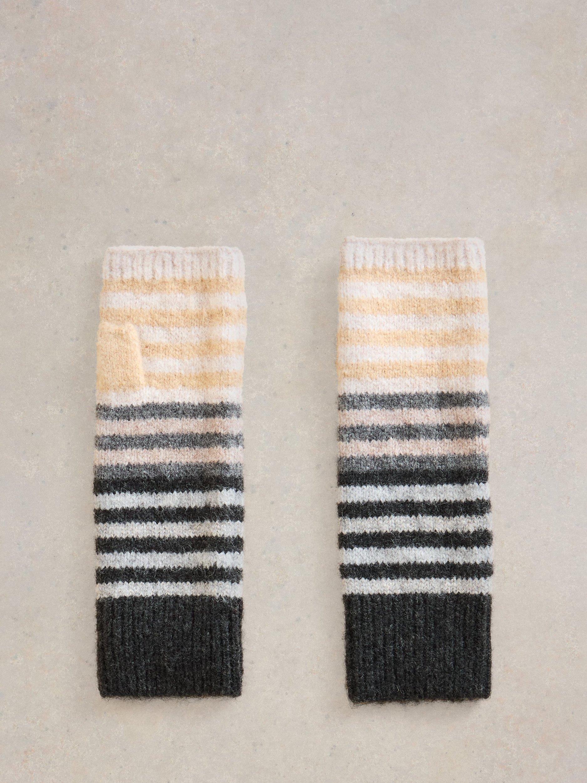 White Stuff Stripe Arm Warmers, Multi