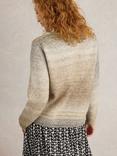 White Stuff Lilbet Ombre Wool Blend Jumper, Natural/Multi