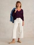 White Stuff Maggie Jumper, Dark Plum