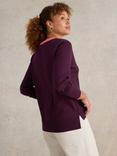 White Stuff Maggie Jumper, Dark Plum