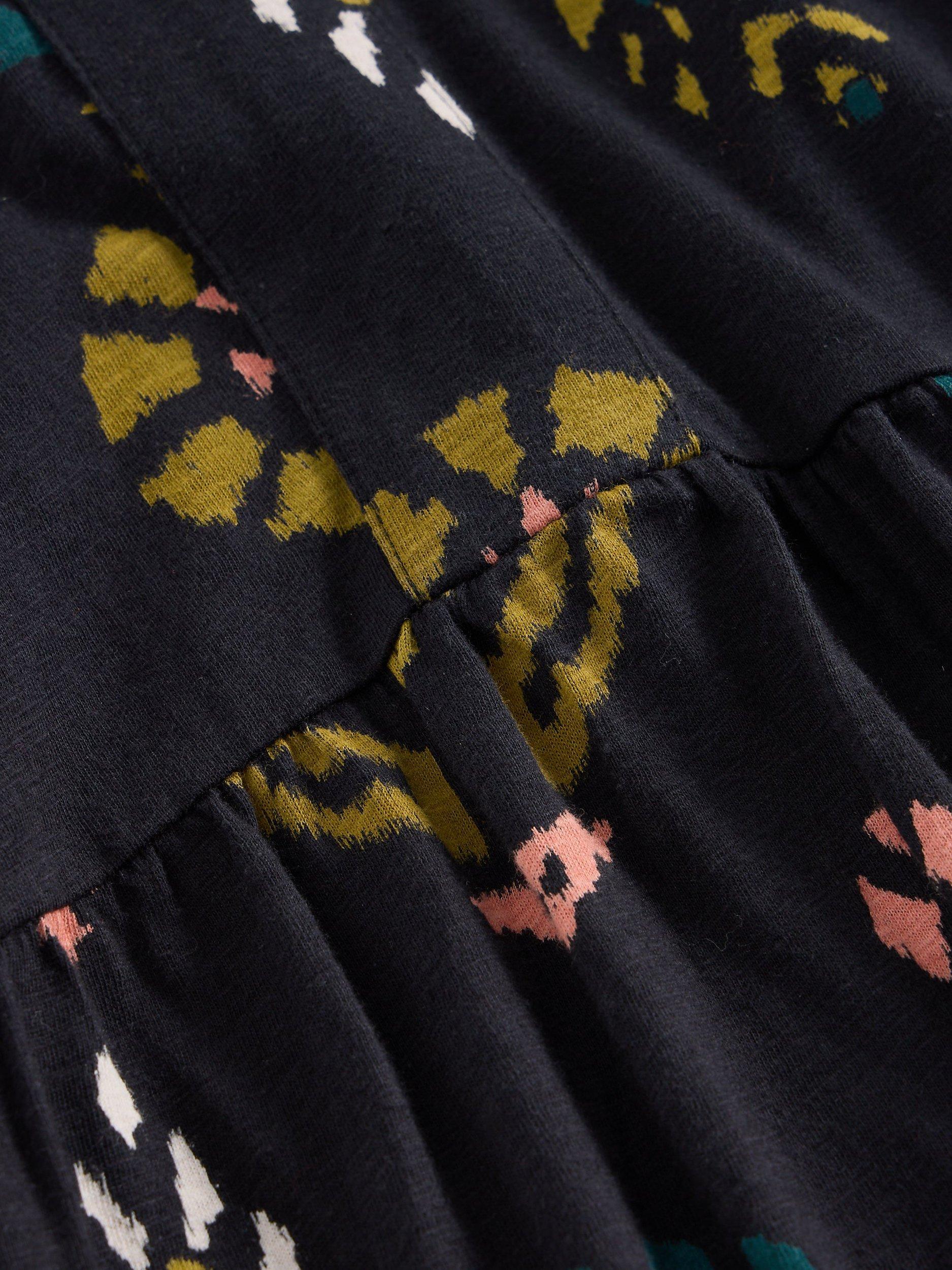 Product image 6 of 6, which shows White Stuff Marta Floral Tunic Top, Black/Multi, 6