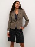 KAFFE Kinnie Stripe Cuff Blazer