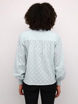 KAFFE Enya Floral Top - view 2, Celestial Blue