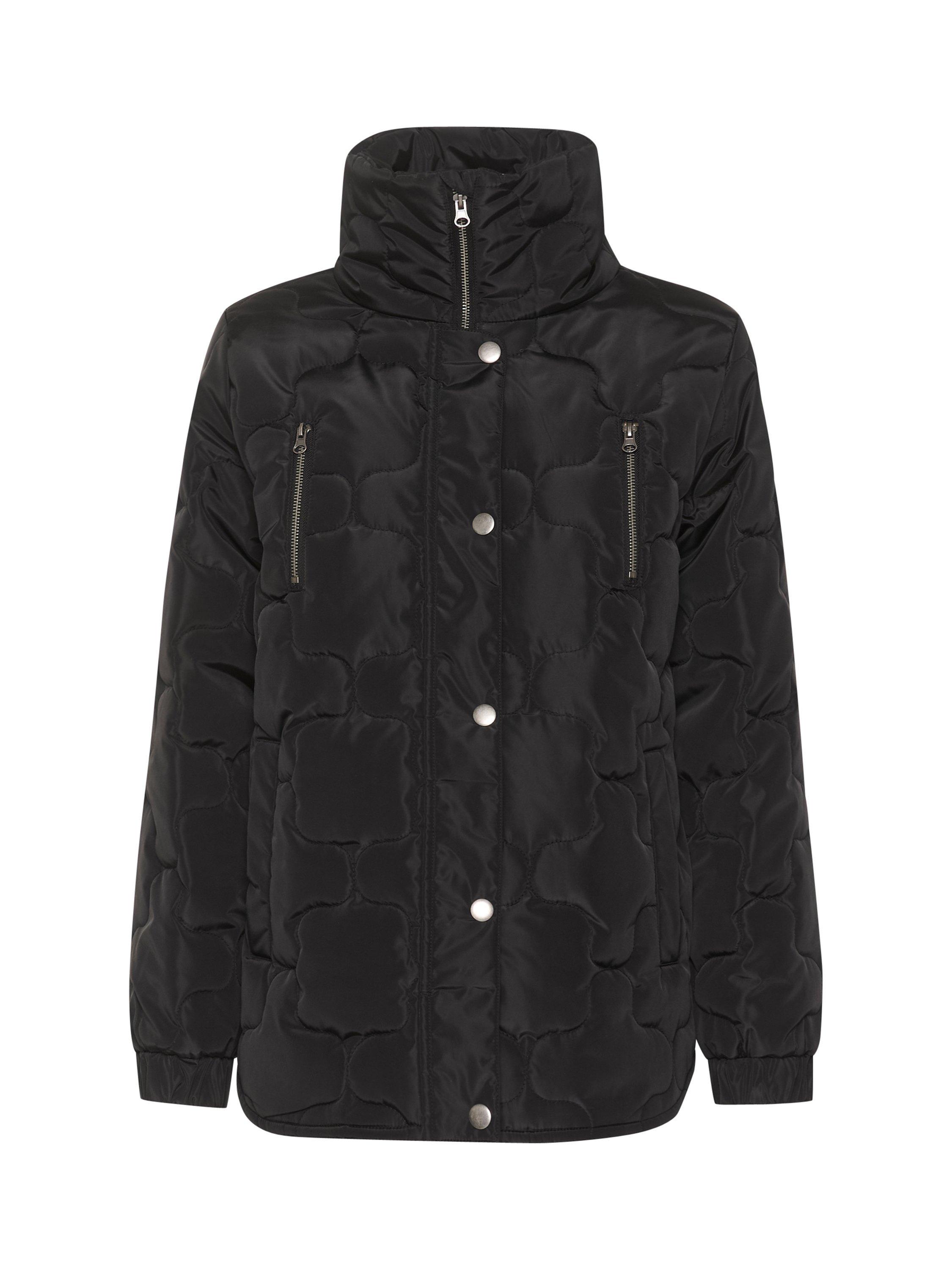 Product image 5 of 6, which shows KAFFE Lindsey Quilted Jacket, Black Deep, 8