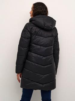KAFFE Susanne Puffer Jacket, Deep Black - view 2, Deep Black