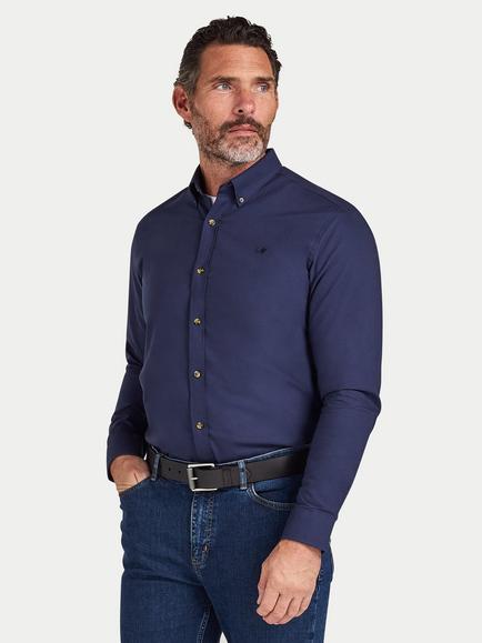 Raging Bull Short Sleeve Oxford Shirts, Pack of 2 - view 2, Navy/White