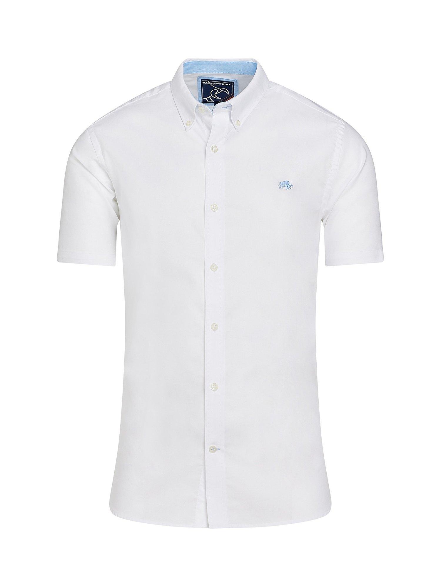 Product image 3 of 5, which shows Raging Bull Short Sleeve Oxford Shirts, Pack of 2, Sky Blue/White, S