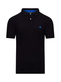 Raging Bull Polo Shirts, Pack of 3, Black/White/Denim - view 2, Black/White/Denim