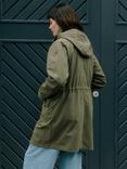 Albaray Quilted 2-in-1 Parka Coat, Olive