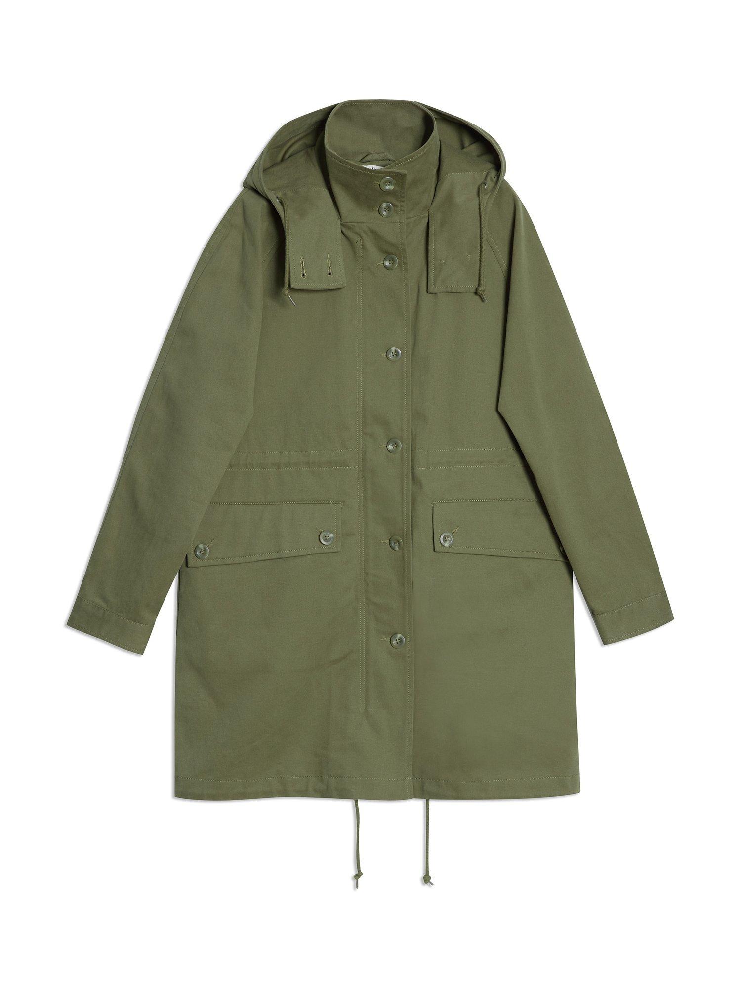 Product image 5 of 9, which shows Albaray Quilted 2-in-1 Parka Coat, Olive, 8