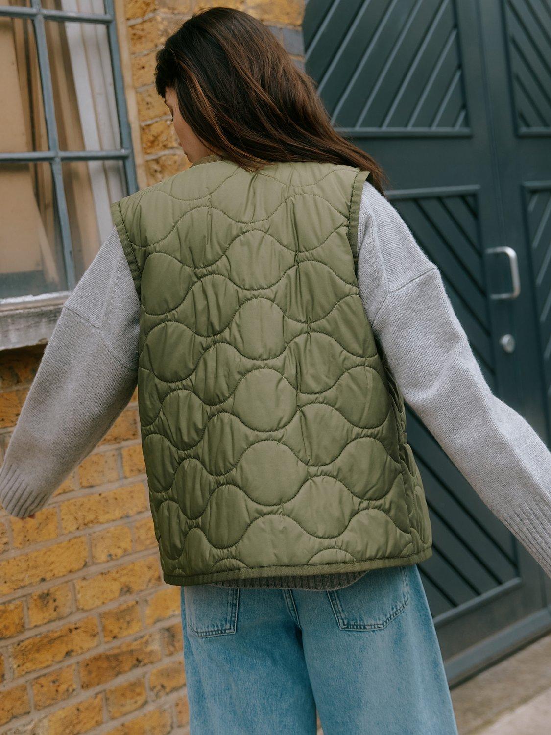 Product image 8 of 9, which shows Albaray Quilted 2-in-1 Parka Coat, Olive, 8