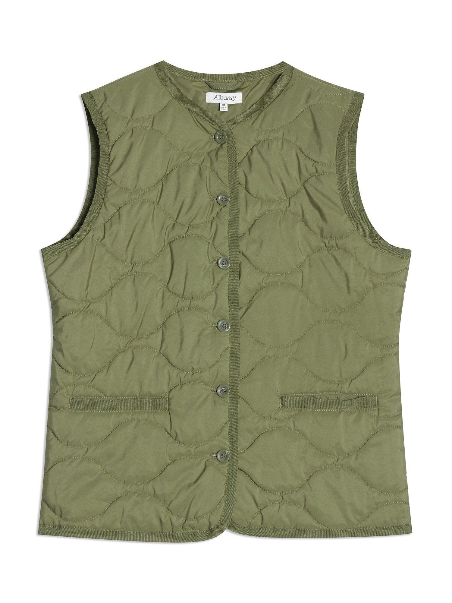 Product image 9 of 9, which shows Albaray Quilted 2-in-1 Parka Coat, Olive, 8