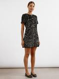 Albaray Velvet Sequin Pocket Dress, Black