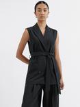 Albaray Tailored Sleeveless Jacket, Black