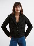 Albaray Tweed Wool Blend Jacket, Black/Multi