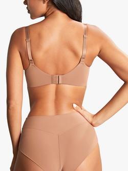 Panache 365 Underwired Plunge T-Shirt Bra - view 2, Honey