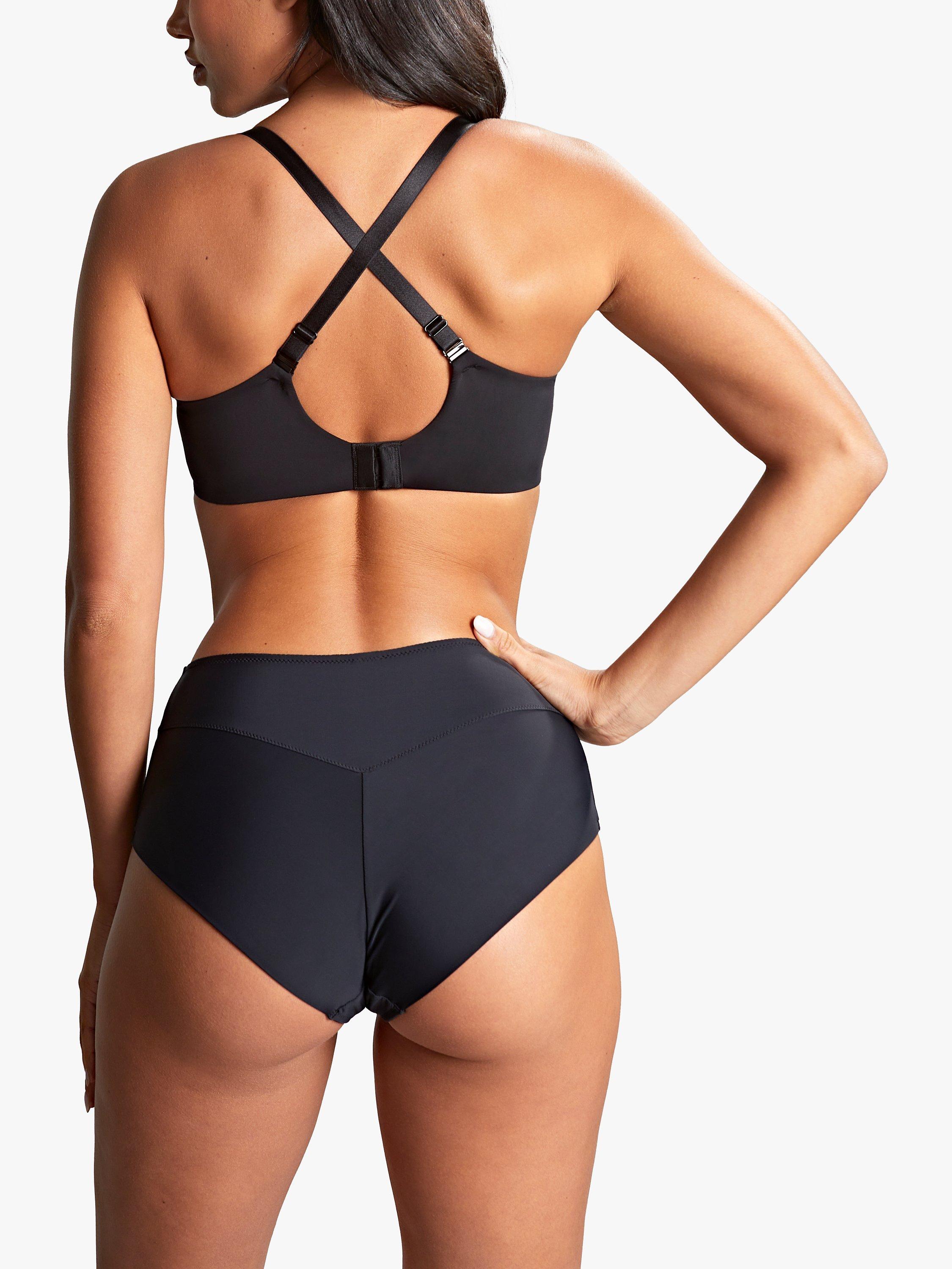 Product image 4 of 8, which shows Panache 365 Underwired Plunge T-Shirt Bra, Black, 28DD