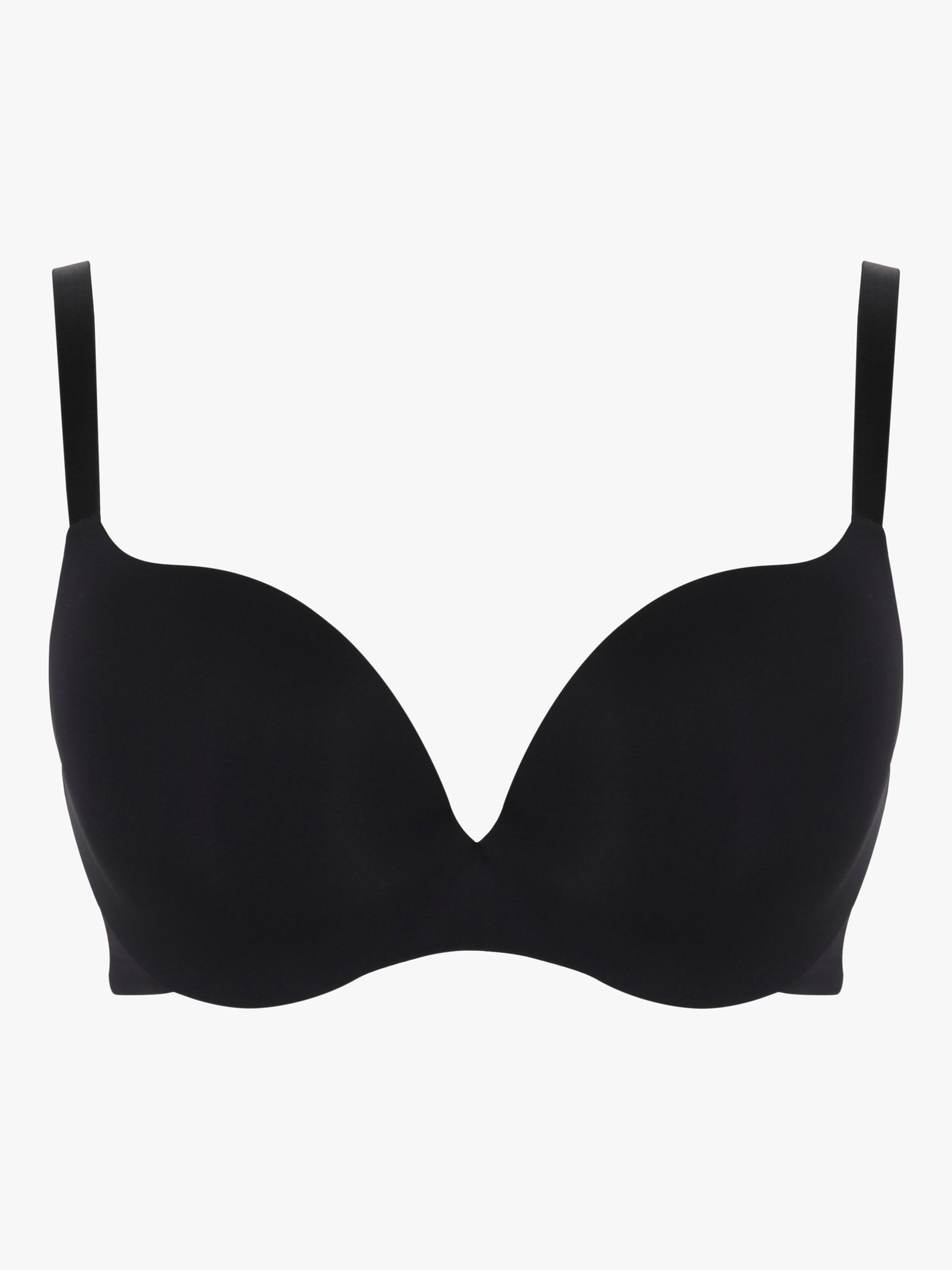 Product image 7 of 8, which shows Panache 365 Underwired Plunge T-Shirt Bra, Black, 28DD