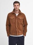 Barbour Dyed Cord Overshirt, Dark Honey