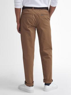Barbour Sueded Sateen Tailored Trousers, Sandstone - view 2, Sandstone
