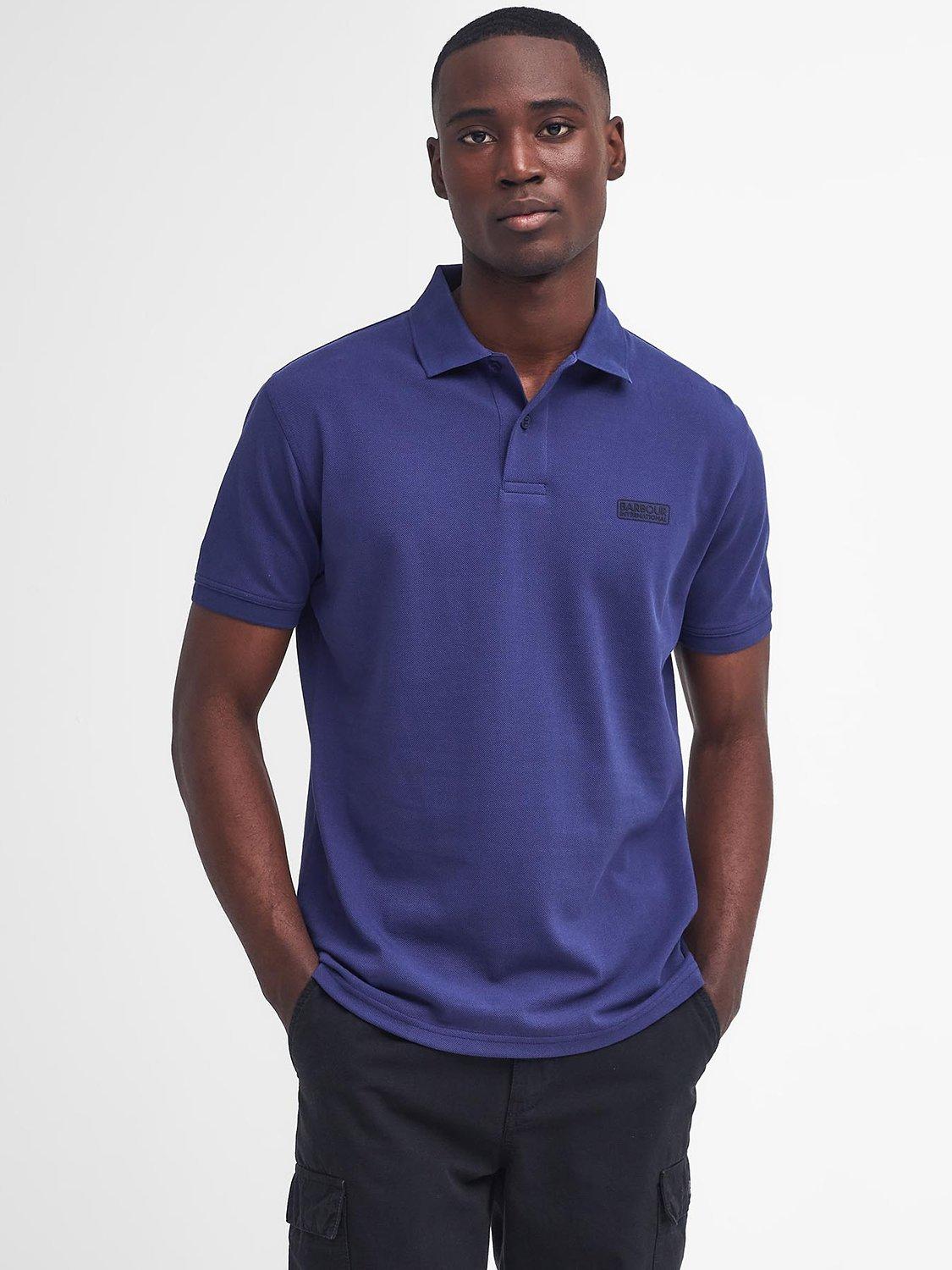 Barbour International Essential Polo Shirt Royal Blue