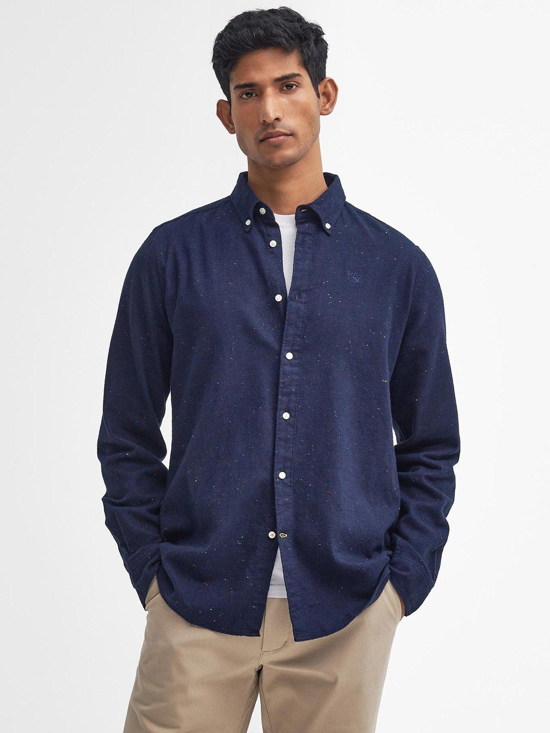 Barbour Tainsbury Shirt, Navy, S