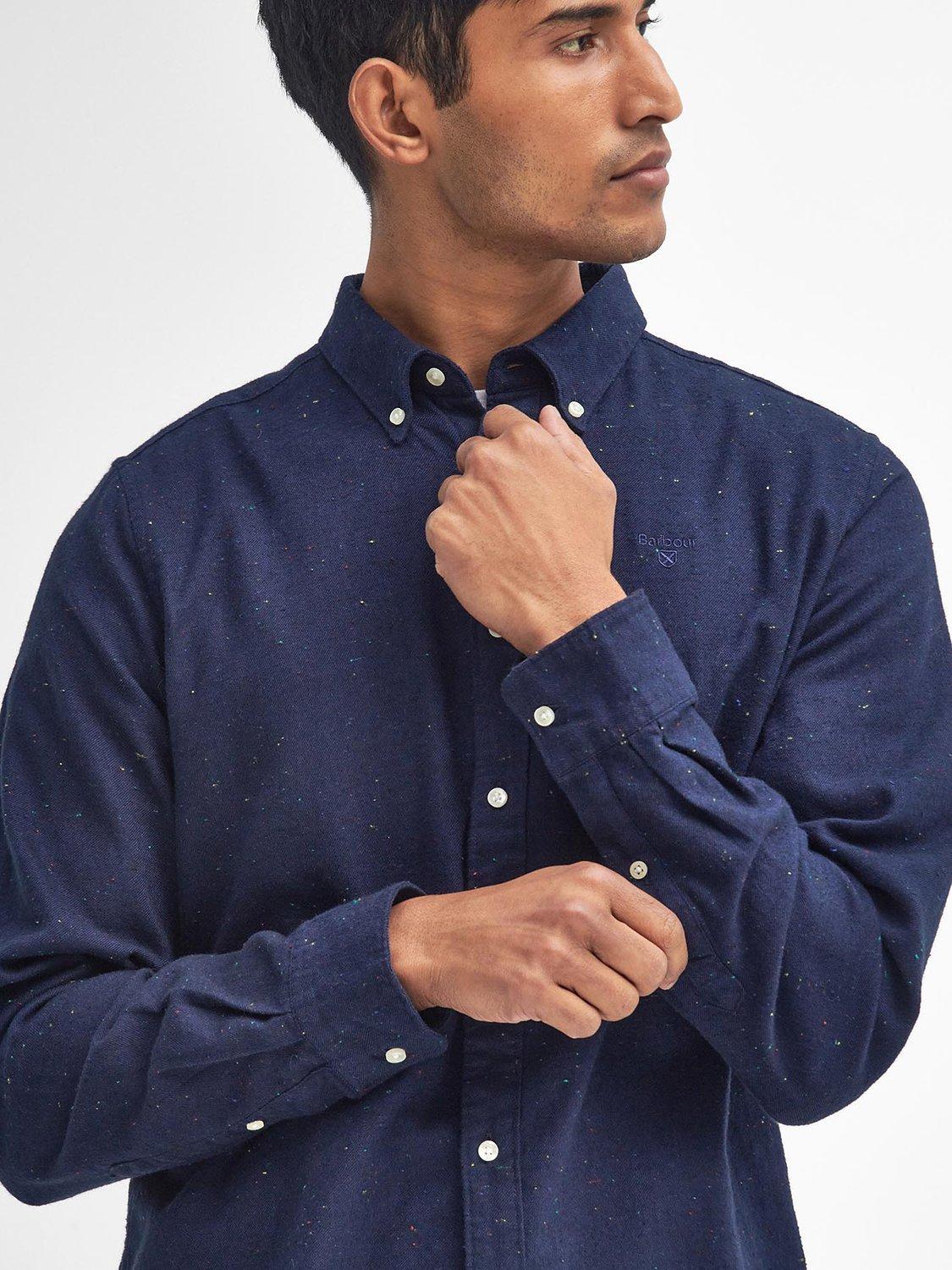 Barbour Tainsbury Shirt, Navy, S