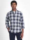 Barbour Wetherham Cotton Check Shirt, Blue/Multi