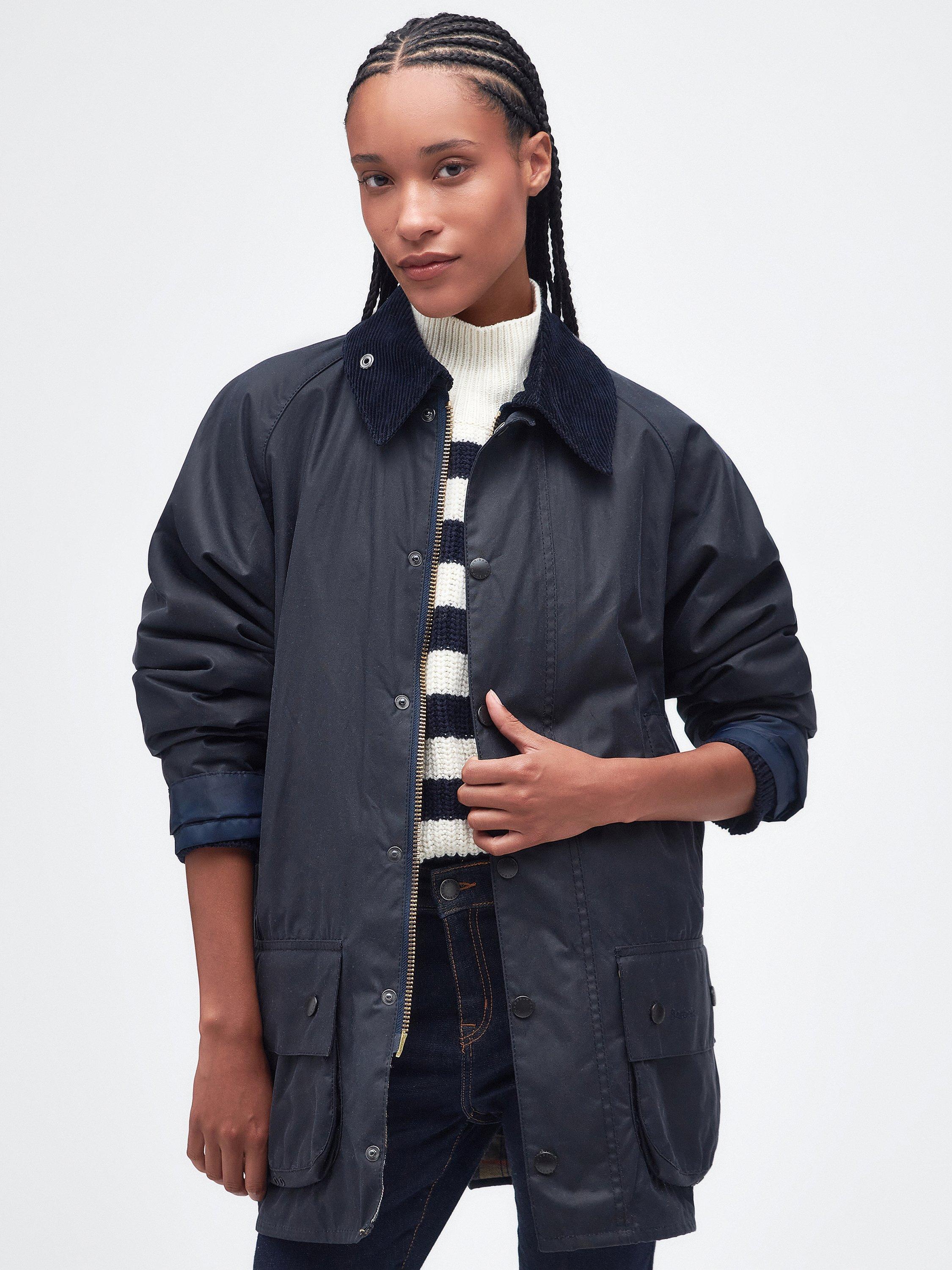 Barbour Beaufort Wax Jacket, Navy