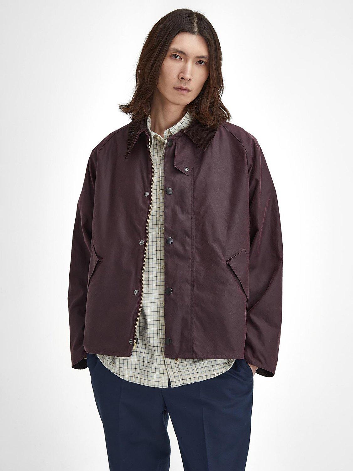 Barbour Transport Men s Wax Jacket Bordeaux