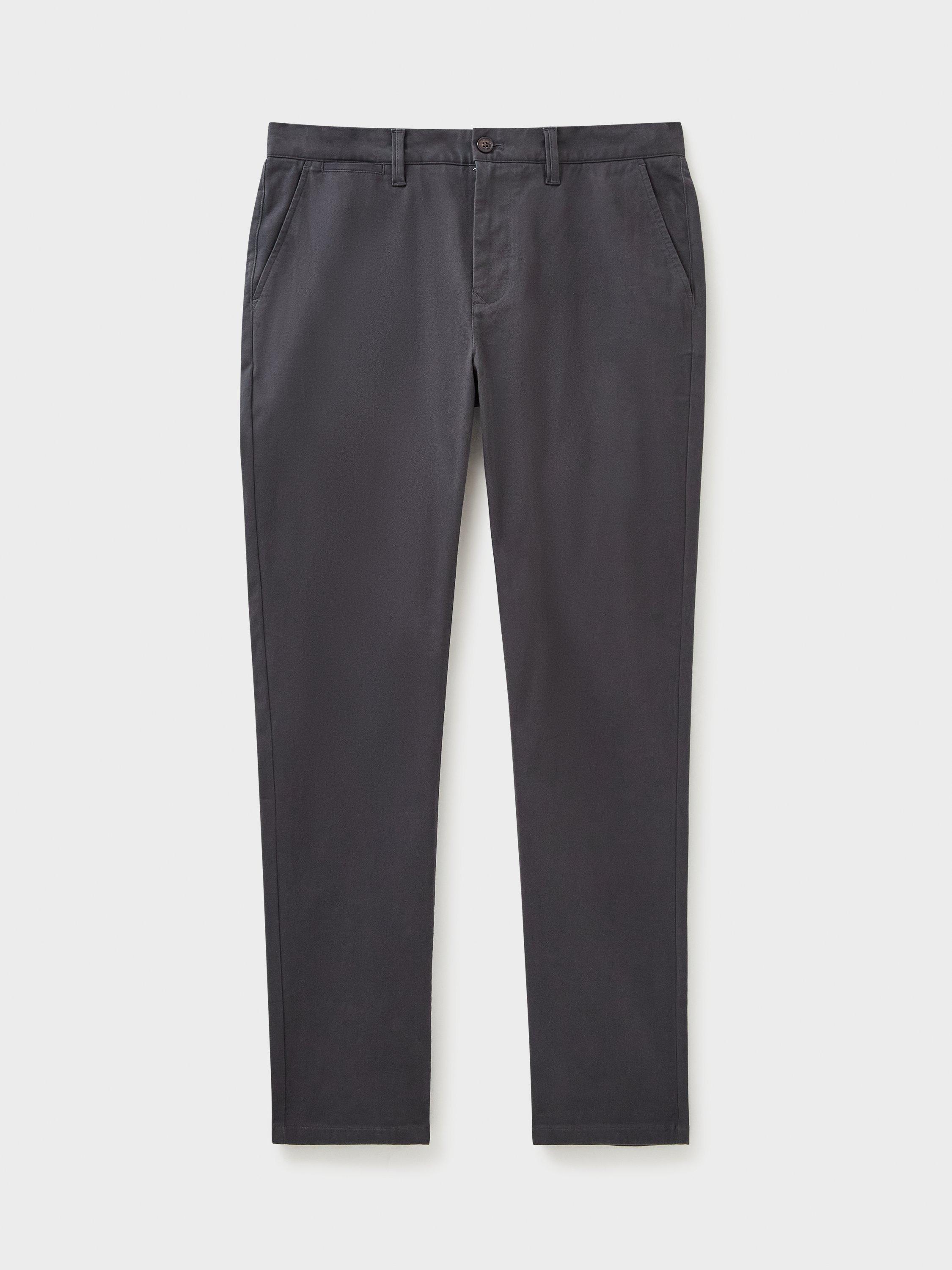 Product image 4 of 5, which shows Crew Clothing Slim Fit Chinos, Charcoal Grey, 32R
