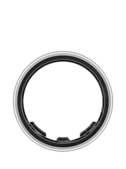 Samsung Galaxy Ring Health & Fitness Tracker Smart Ring with Galaxy AI - view 2, Titanium Silver