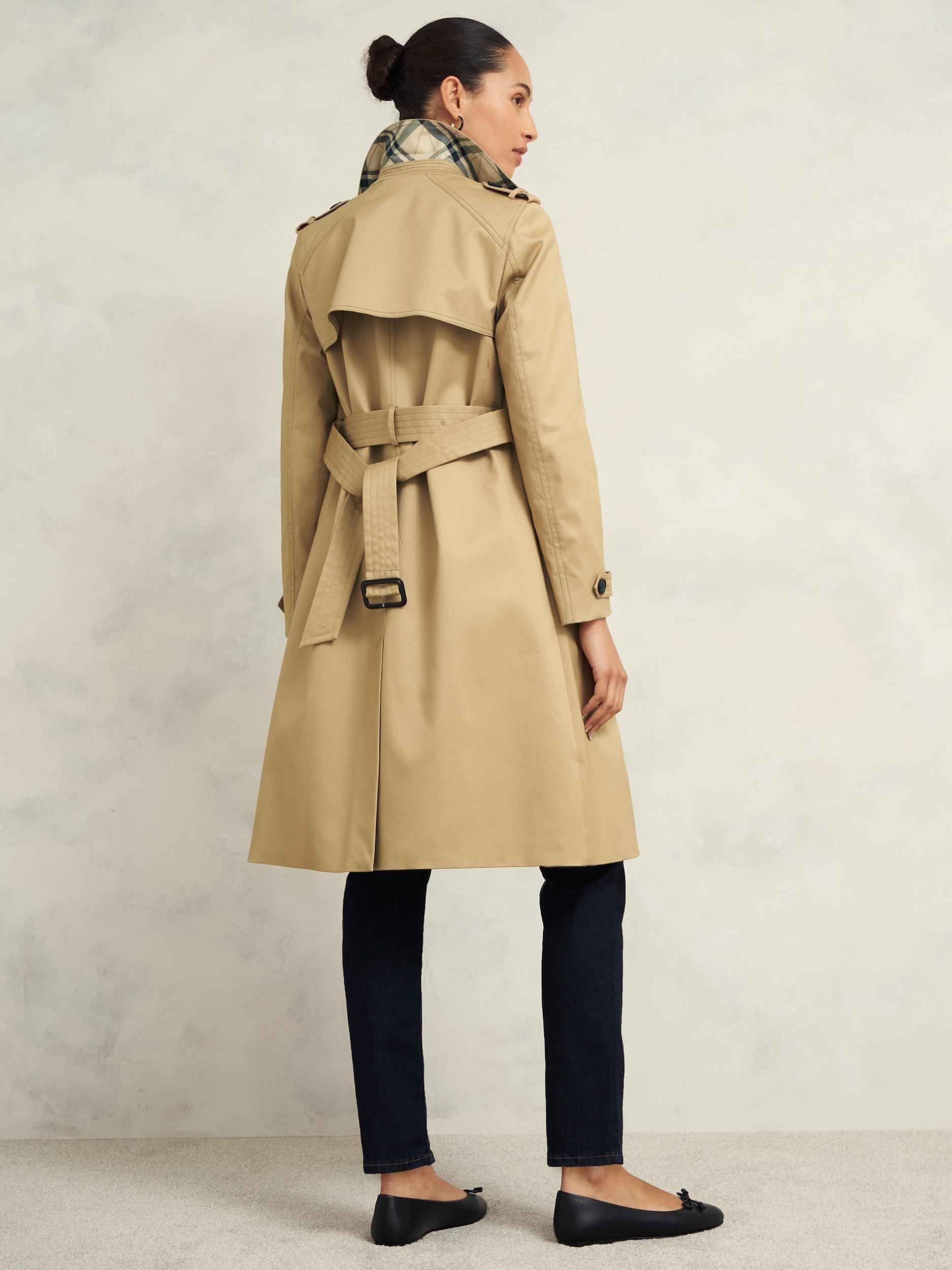 Hobbs Hallie Trench Coat Fawn Beige