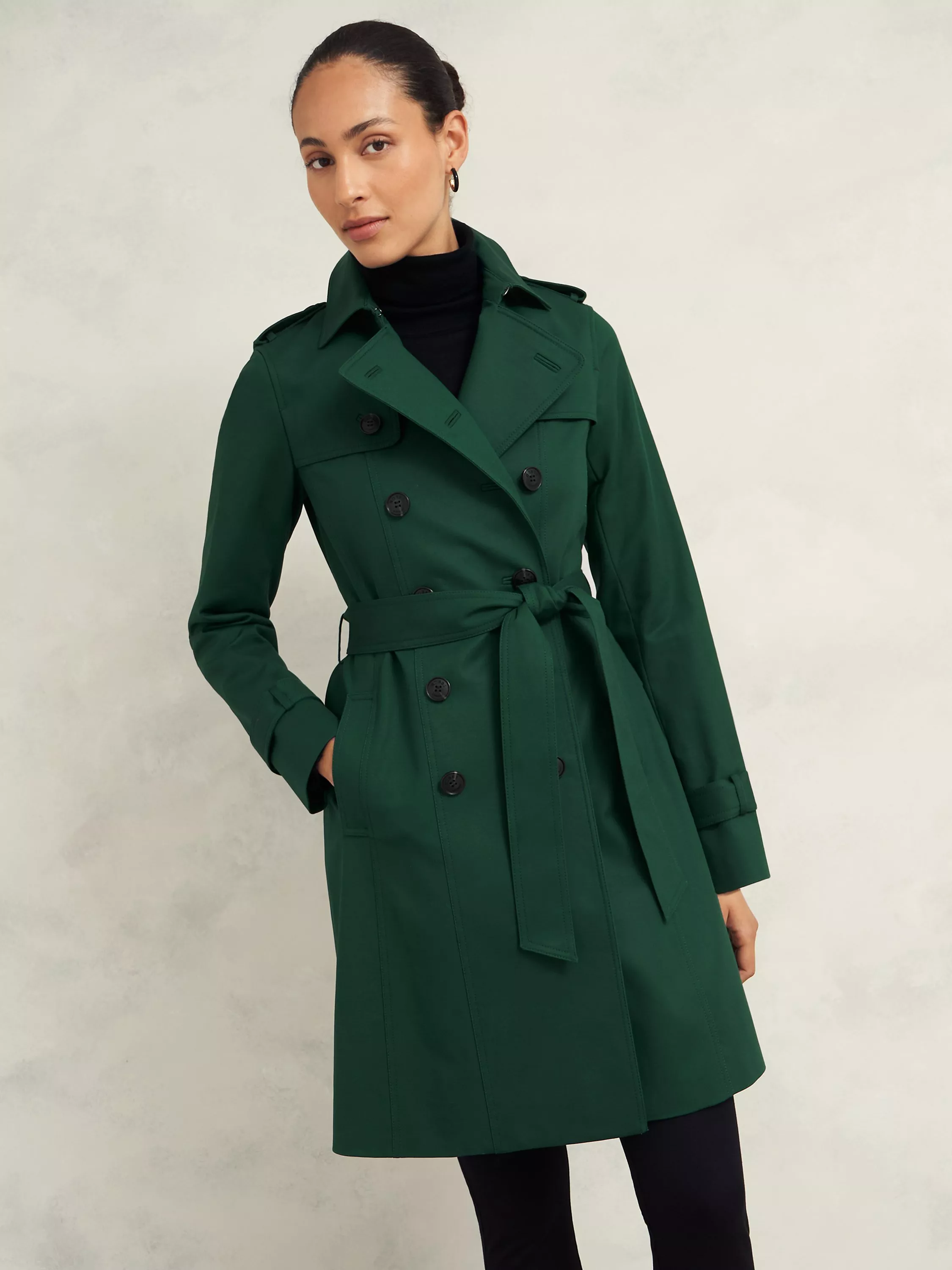 Women s Green Trench Coats John Lewis Partners